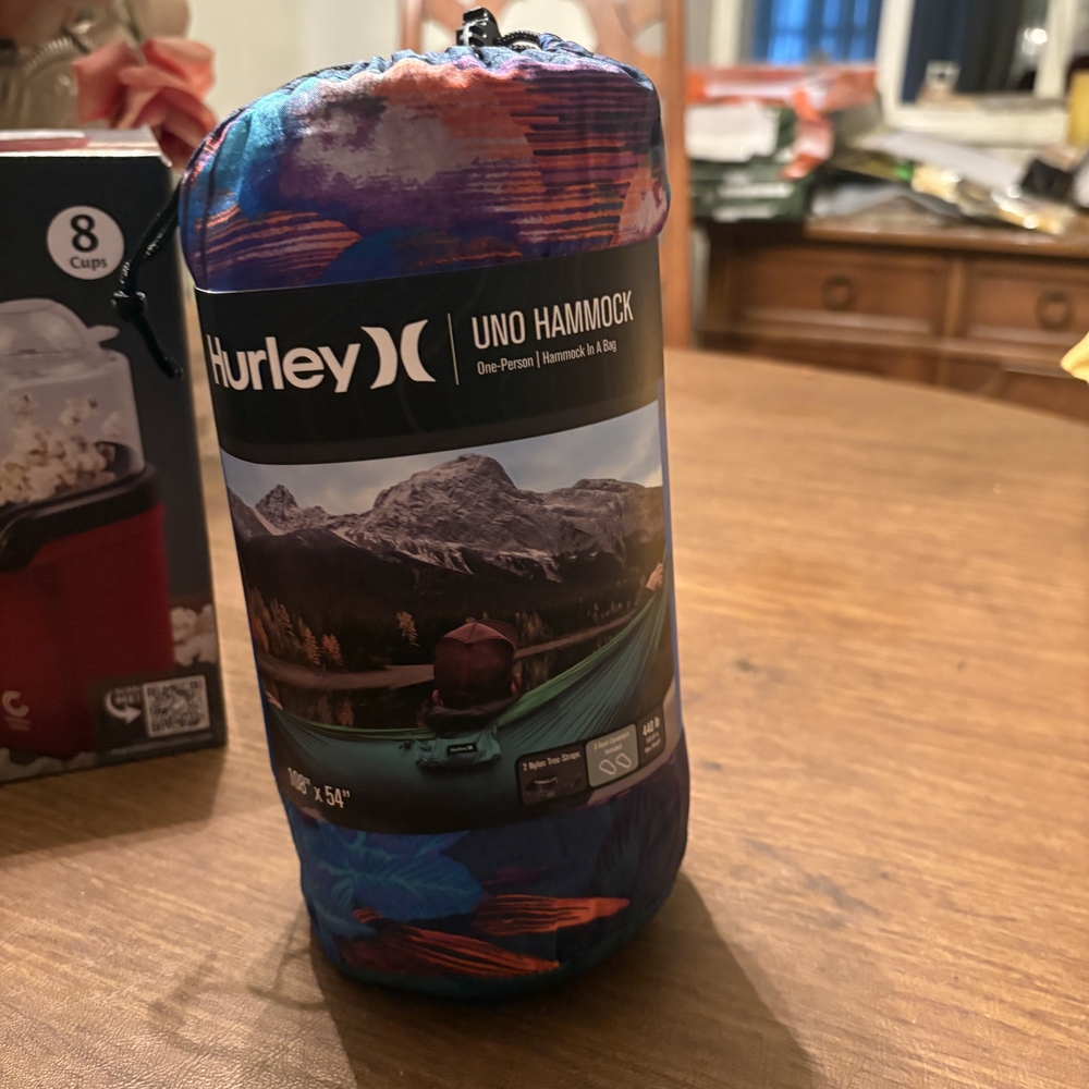 Hurley Uno Hammock in Blue and Red